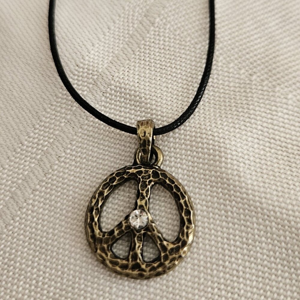 Peace Sign Necklace